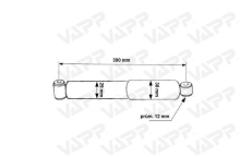 Tlumič nájezdové brzdy BPW AK 3509 (47.51.571.005) (1)