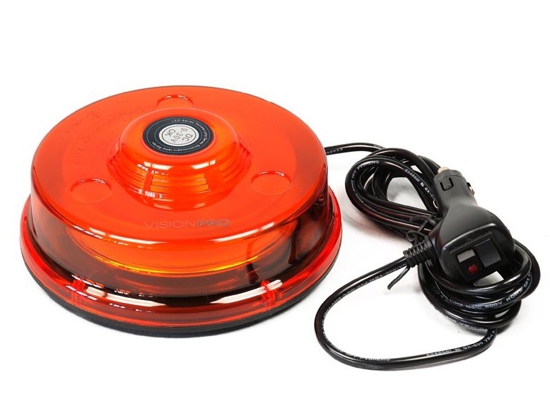 Maják VISIONPRO magnetický oranžový nízký LED 12/24V