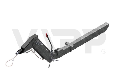 Výškově stavitelná oj AL-KO Optima 161 VB , 850-1600kg, E=1250 mm, pro kol. jed. 1637/2051