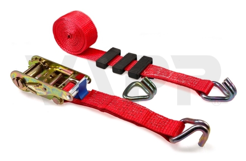Upínací souprava 50mm, 5t/3m, dvojité háky + 3x protiskluzový segment