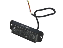 Výstražná záblesková svítilna VISIONPRO, 4x LED, modrá, plochá (1)