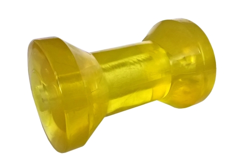 Rolna kýlová 5'' žlutá PVC, pr. 72/46 mm, d=16 mm, l=125 mm