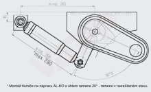 Tlumič k nápravě AL-KO Octagon Compact černý (do 4000 kg/1 náprava) (2)