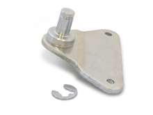 Konzola k plynové vzpěře vyhnutá 55x30 mm, válcový čep pr. 8 mm, ocel (3)