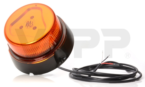Maják pevný LED oranžový WAS, kabel 3 m